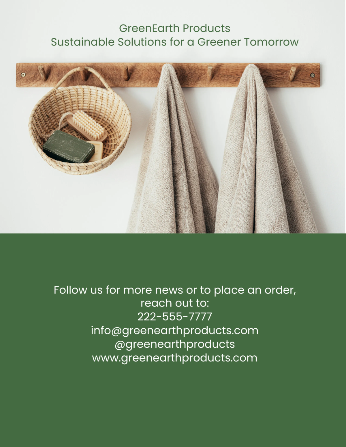 Free Eco Friendly Products Catalog Template to Edit Online