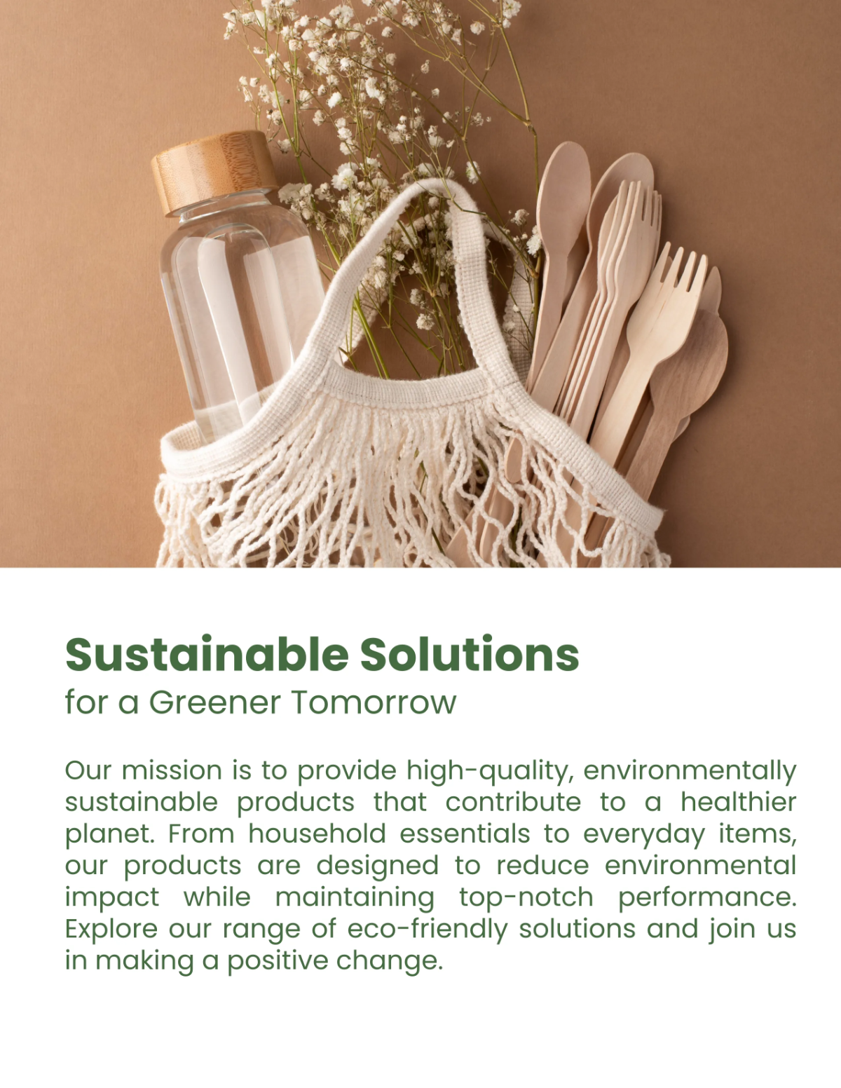 Free Eco Friendly Products Catalog Template to Edit Online