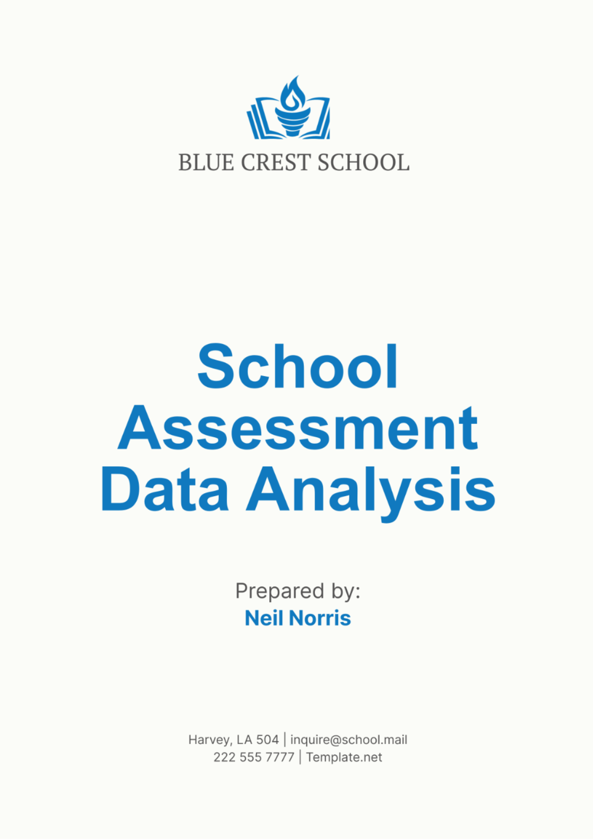 School Assessment Data Analysis Template - Edit Online & Download