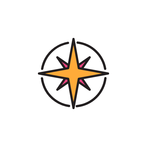 Compass Star Icon
