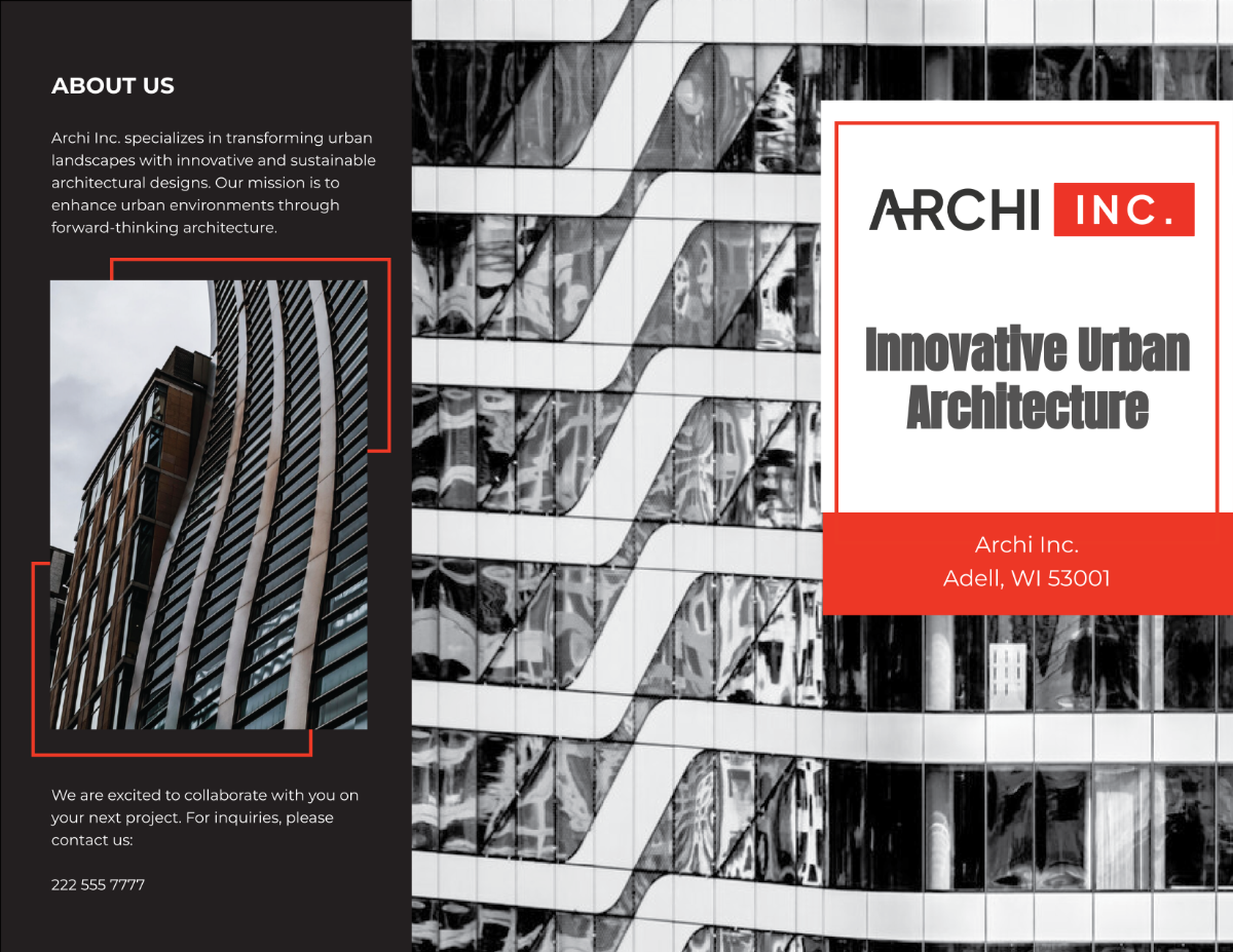 Urban Architecture Brochure