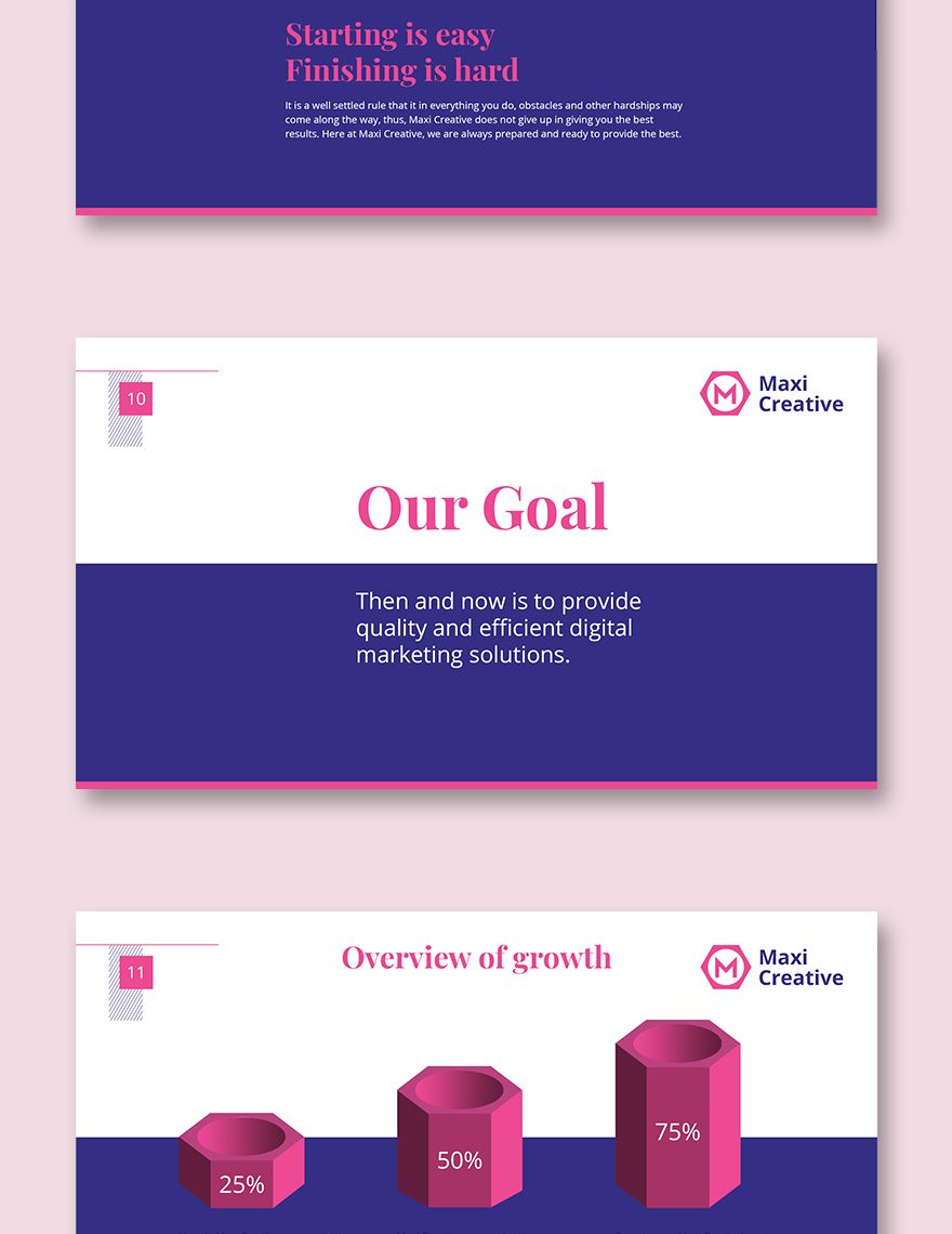 Creative Agency Presentation Template - Google Slides, Illustrator ...