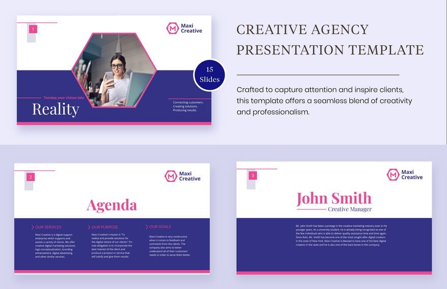 Creative Agency Presentation Template