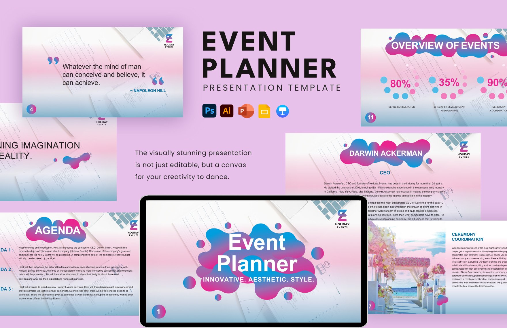 Event Planner Presentation Template