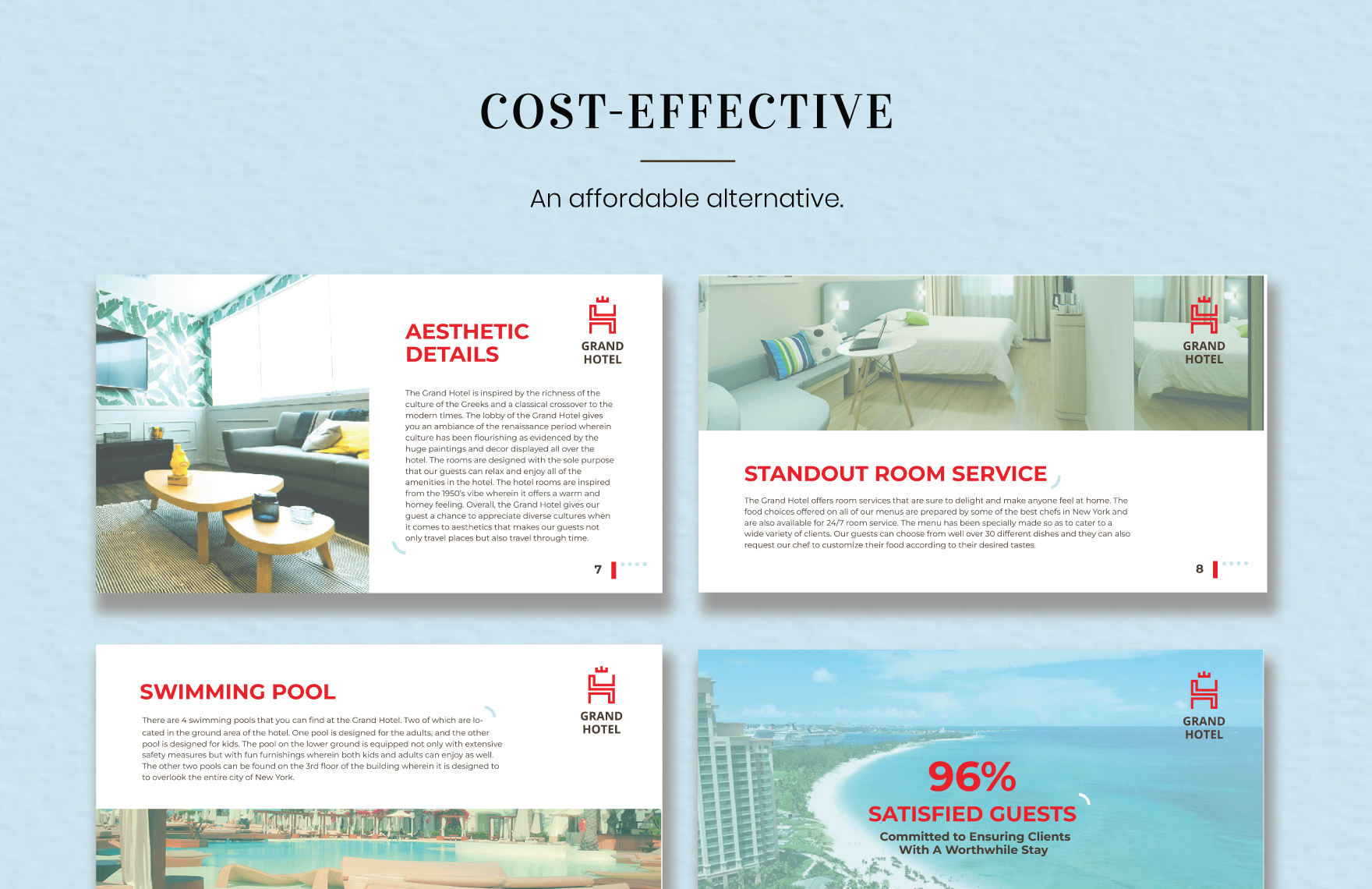 Free Hotel Presentation Template to Edit Online