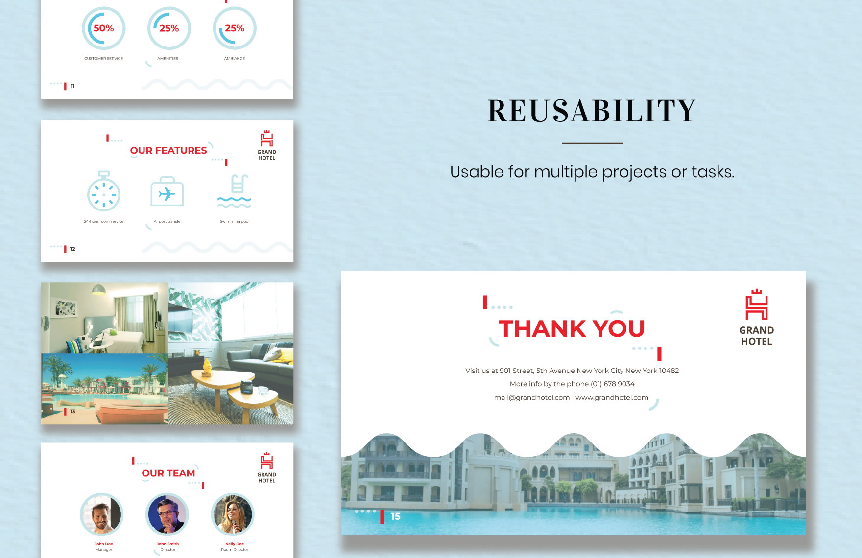 Free Hotel Presentation Template to Edit Online
