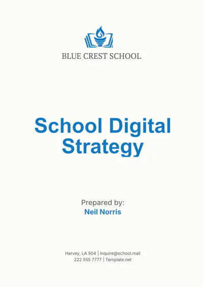 Free School Digital Strategy Template to Edit Online