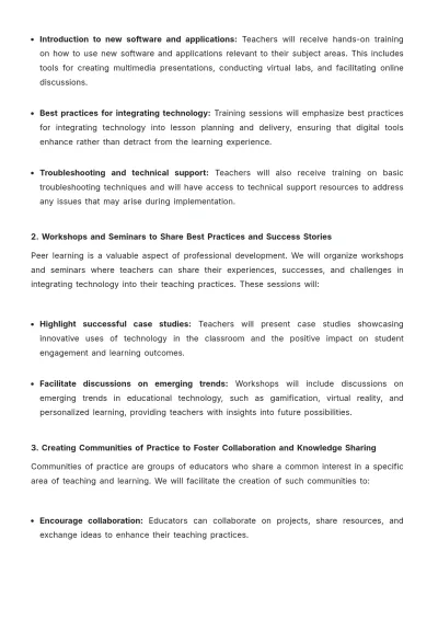 Free School Digital Strategy Template to Edit Online