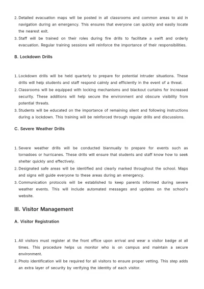 Free School Safety Memo Template to Edit Online