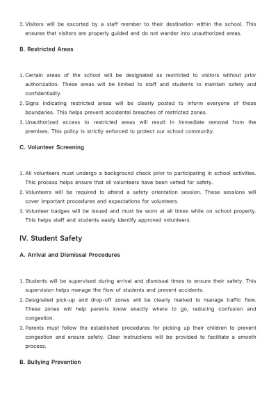 Free School Safety Memo Template to Edit Online