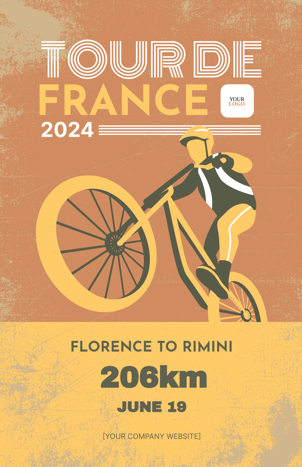 Vintage Tour De France Poster