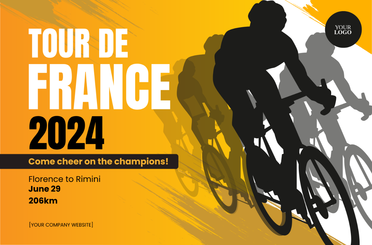 Tour De France Cycling Banner