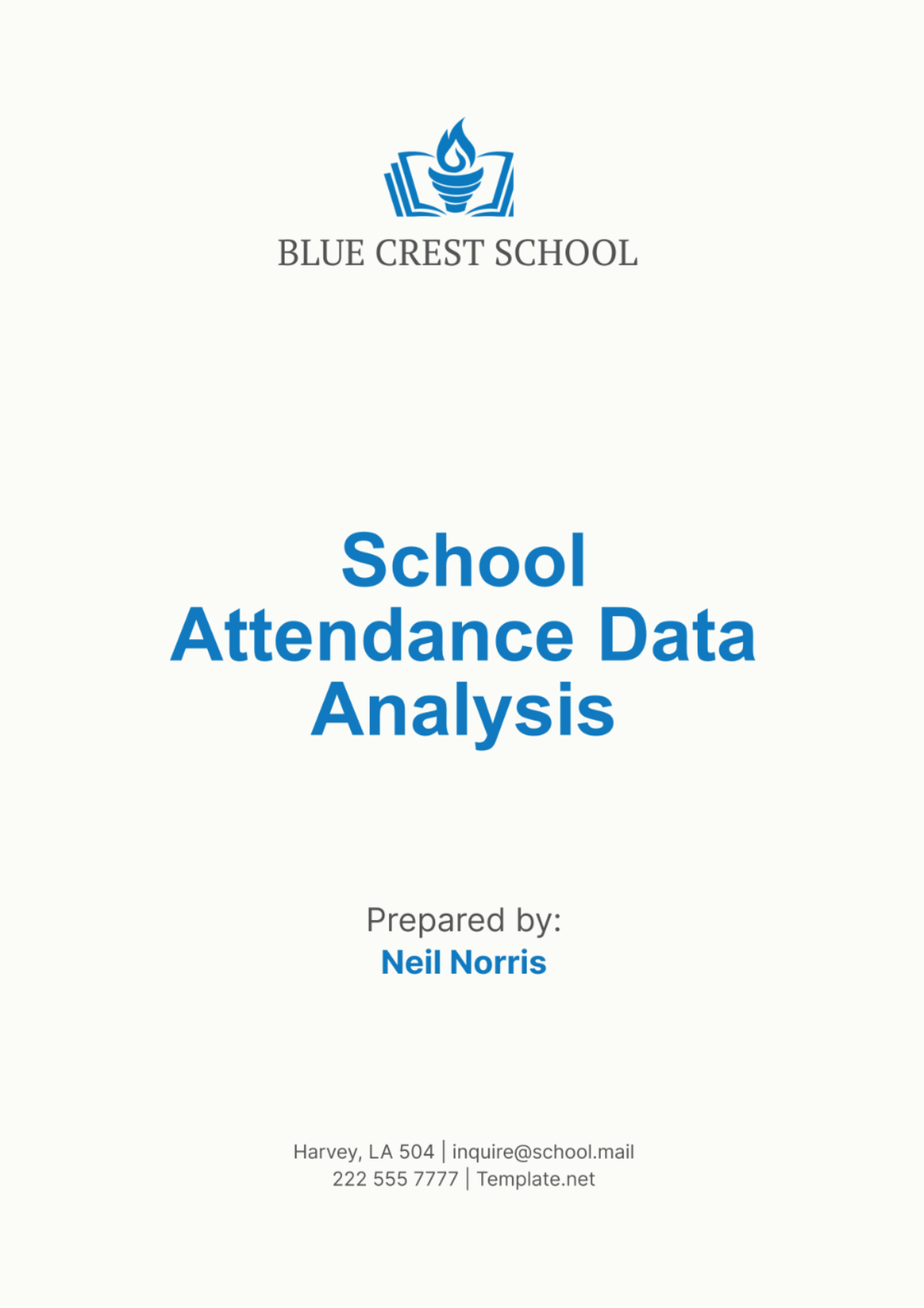 School Attendance Data Analysis Template - Edit Online & Download