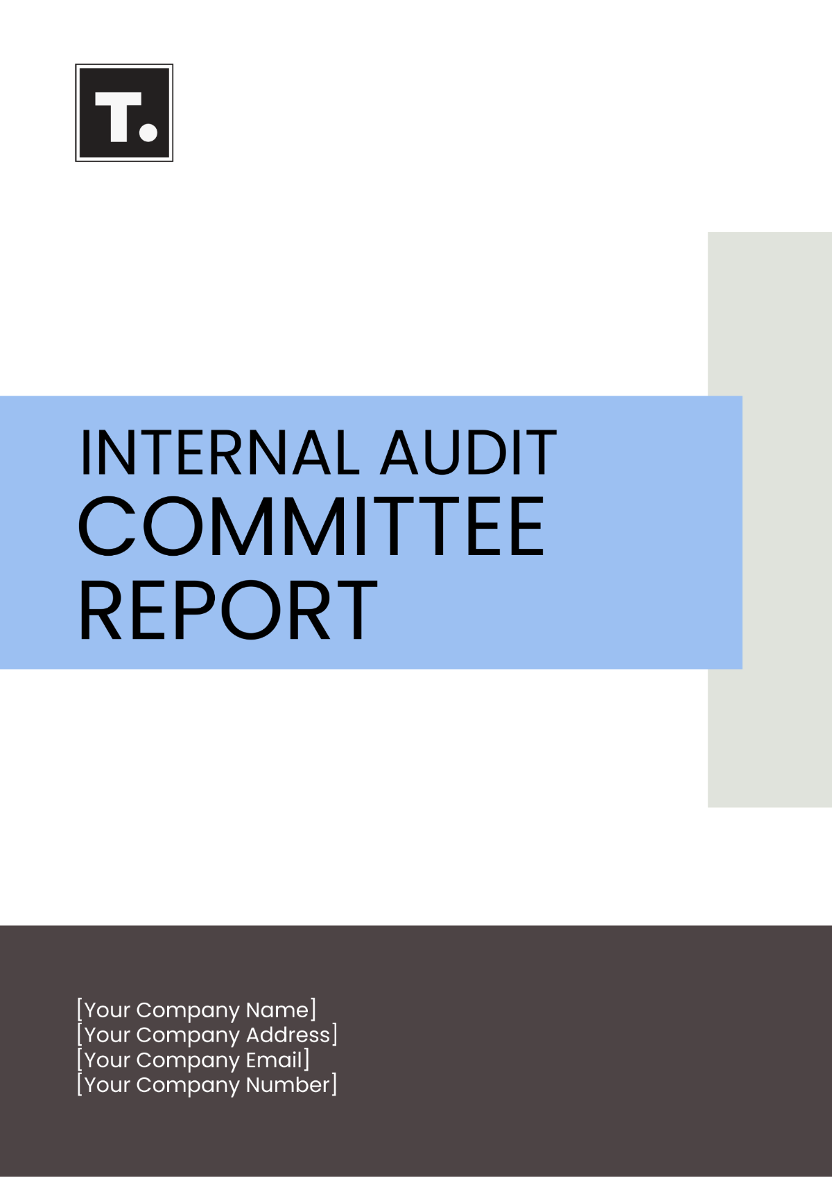 Internal Audit Committee Report Template - Edit Online & Download