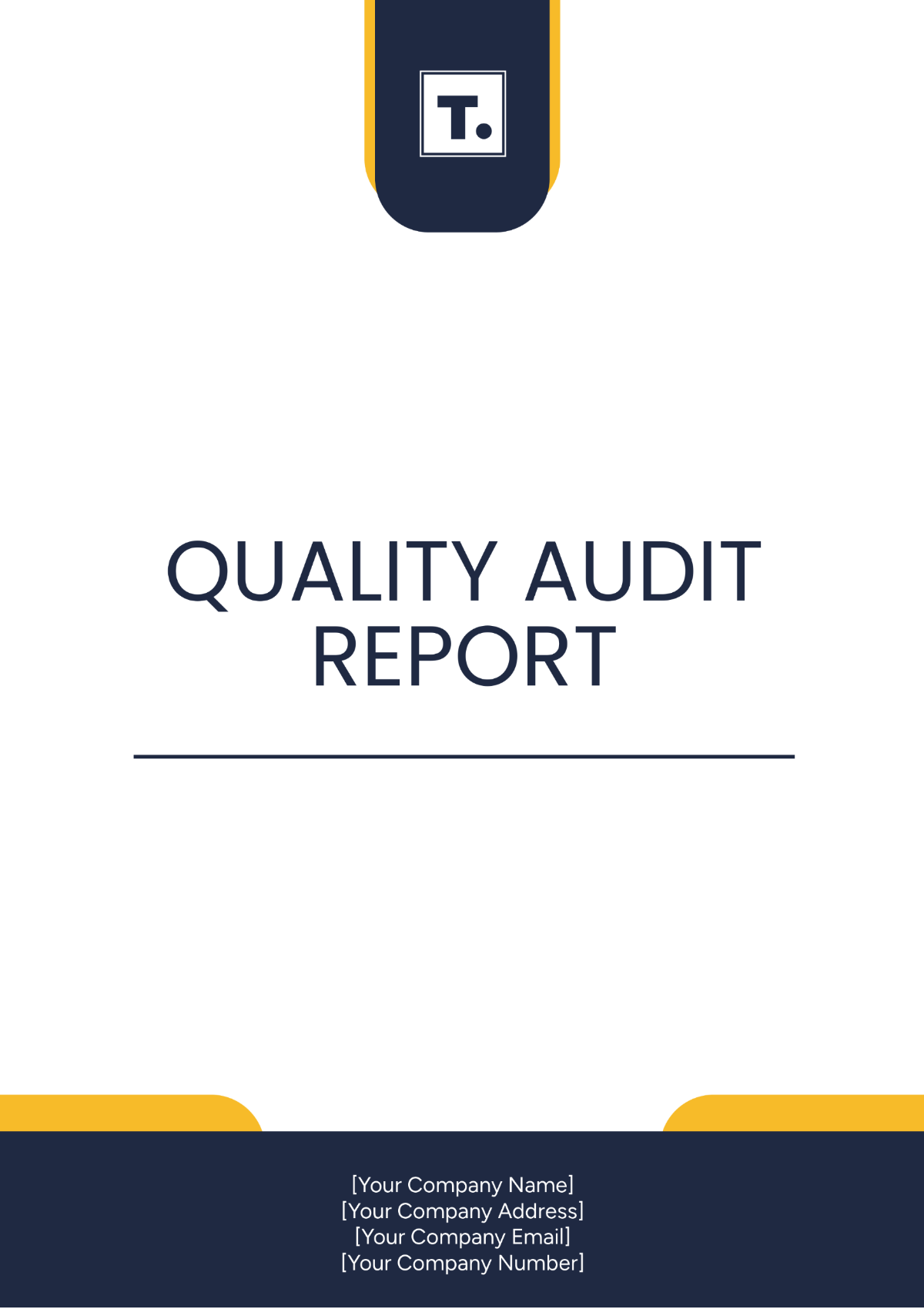 Quality Audit Report Template - Edit Online & Download