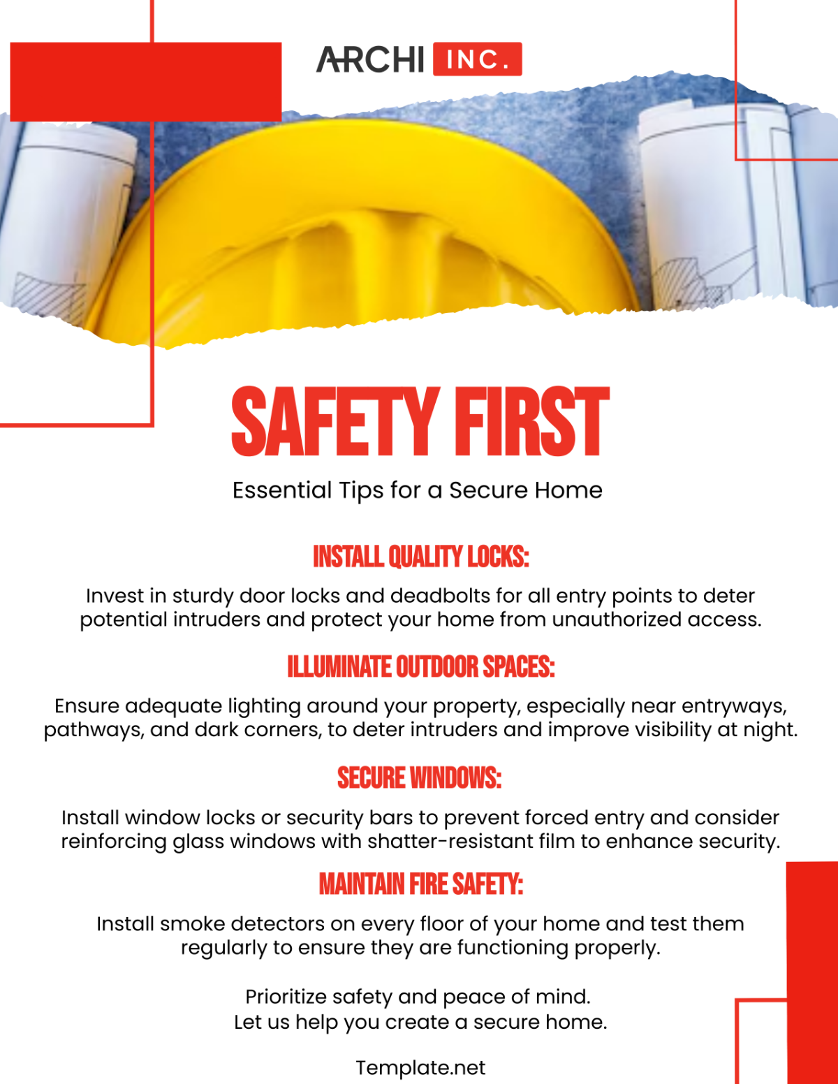 Architecture Safety Flyer
