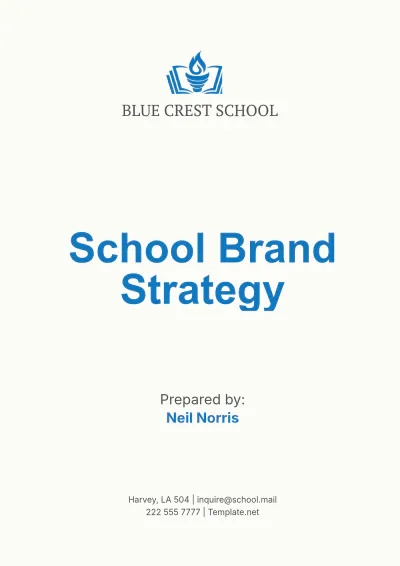 Free School Brand Strategy Template to Edit Online