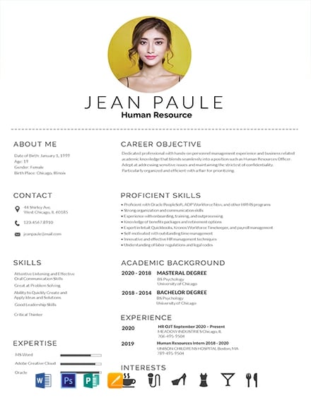 Free Fresher Resume Templates In Microsoft Word Doc Template Net