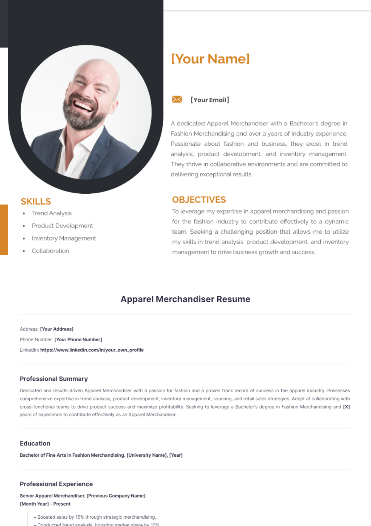 Apparel Merchandiser Resume - Edit Online & Download