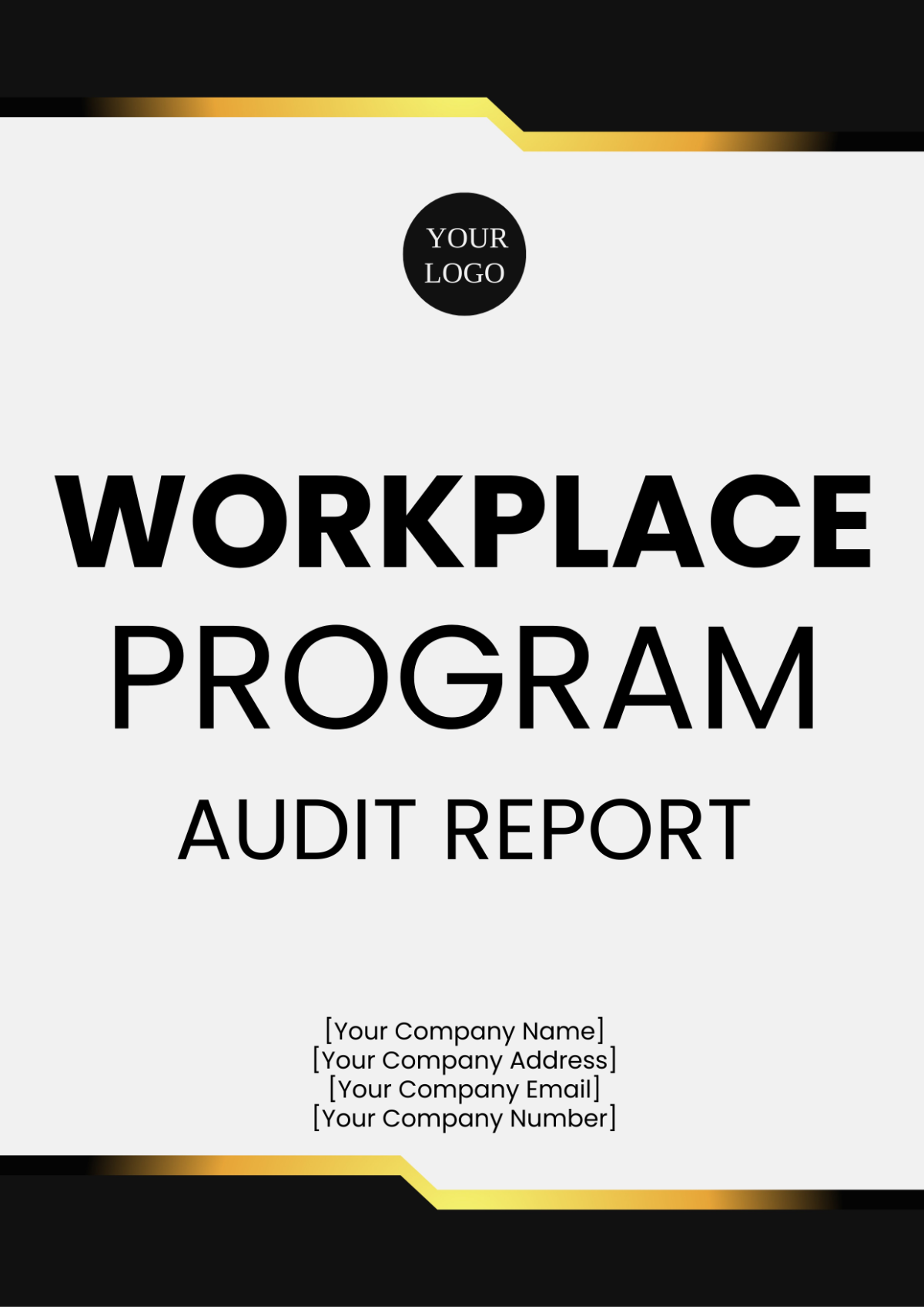 Workplace Program Audit Report Template - Edit Online & Download