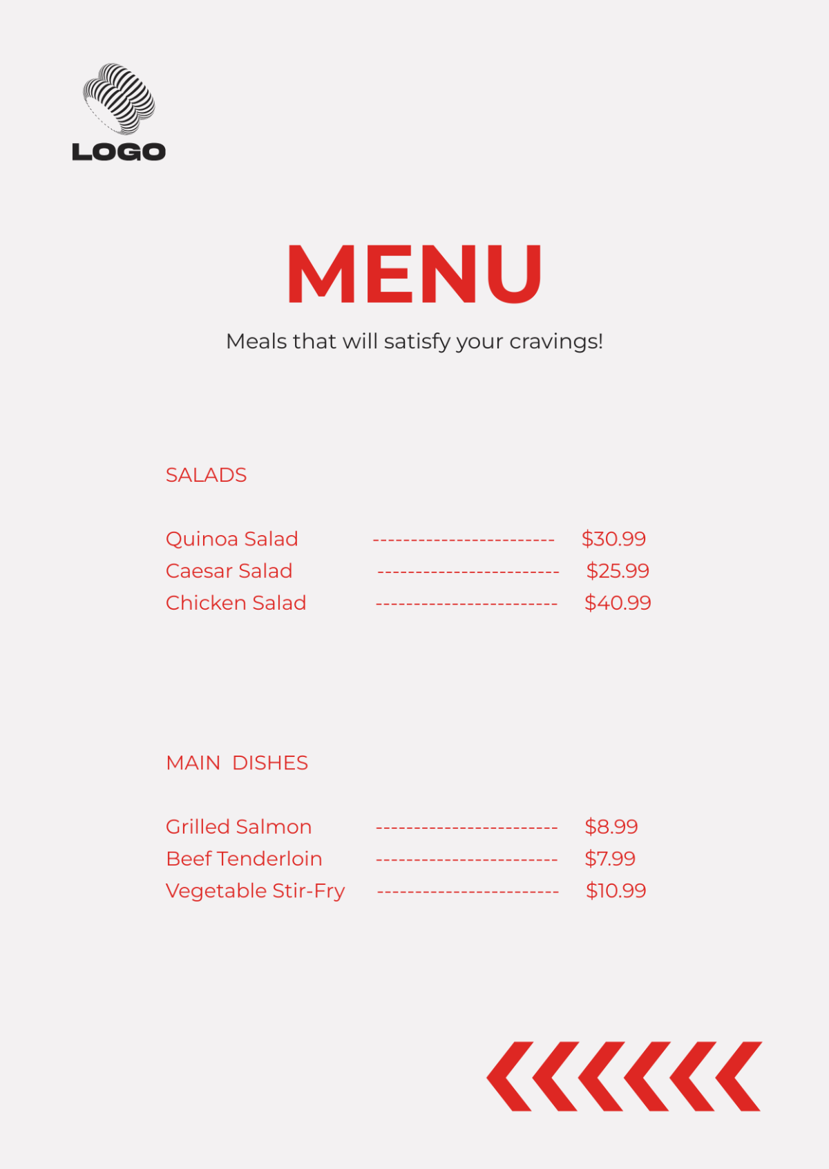 Free Urban Menu Template - Edit Online & Download | Template.net