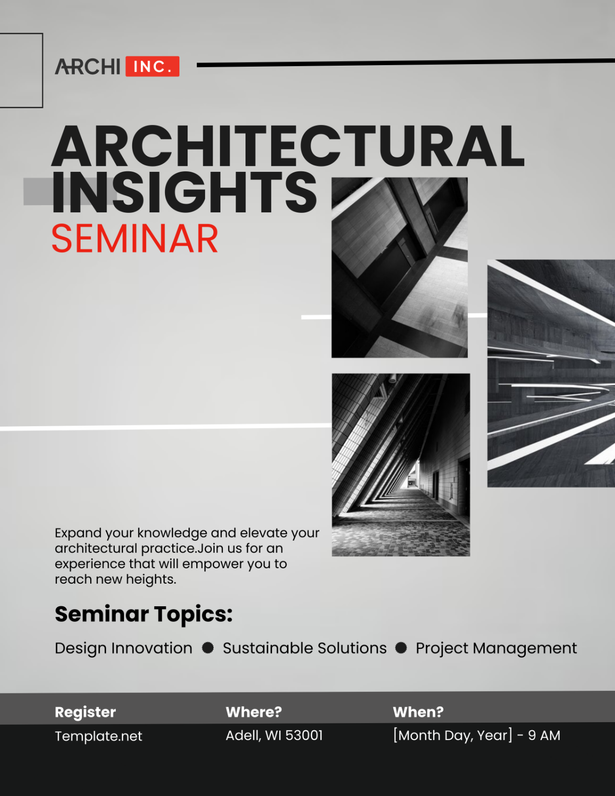 Architecture Seminar Flyer
