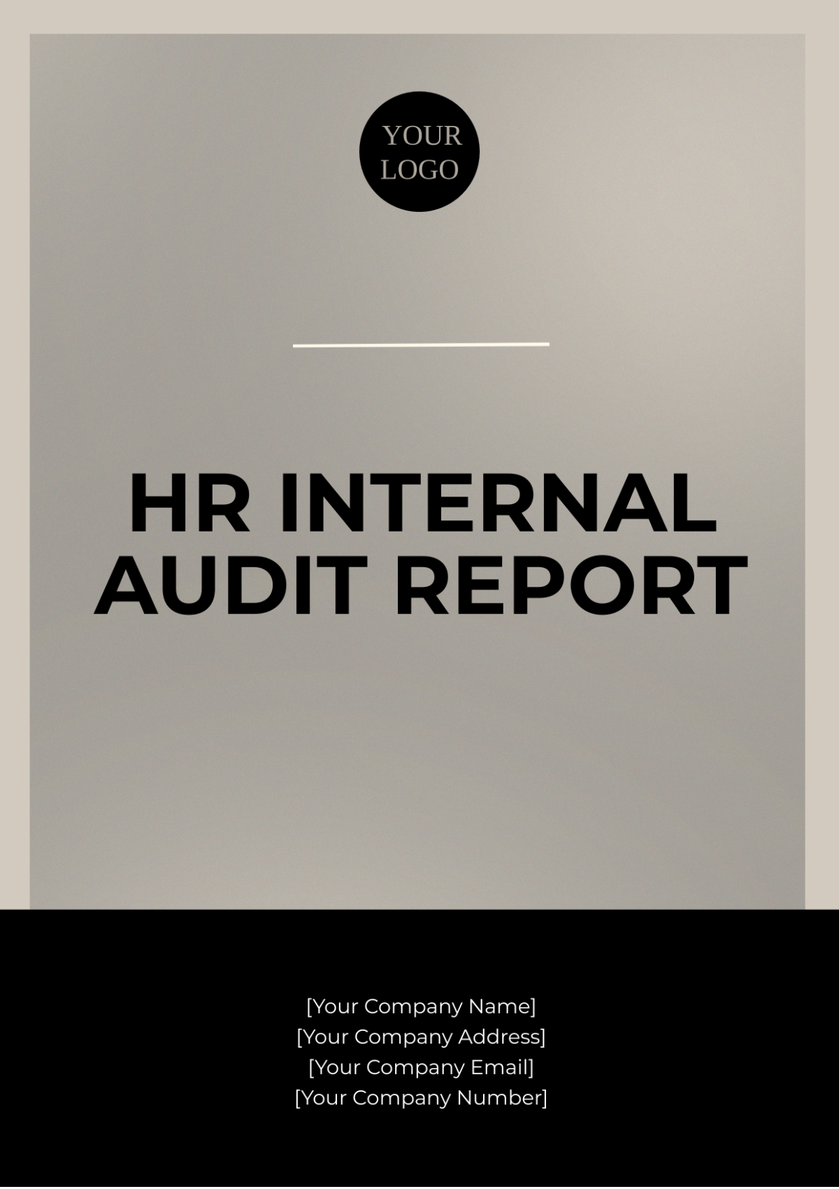 HR Internal Audit Report Template - Edit Online & Download