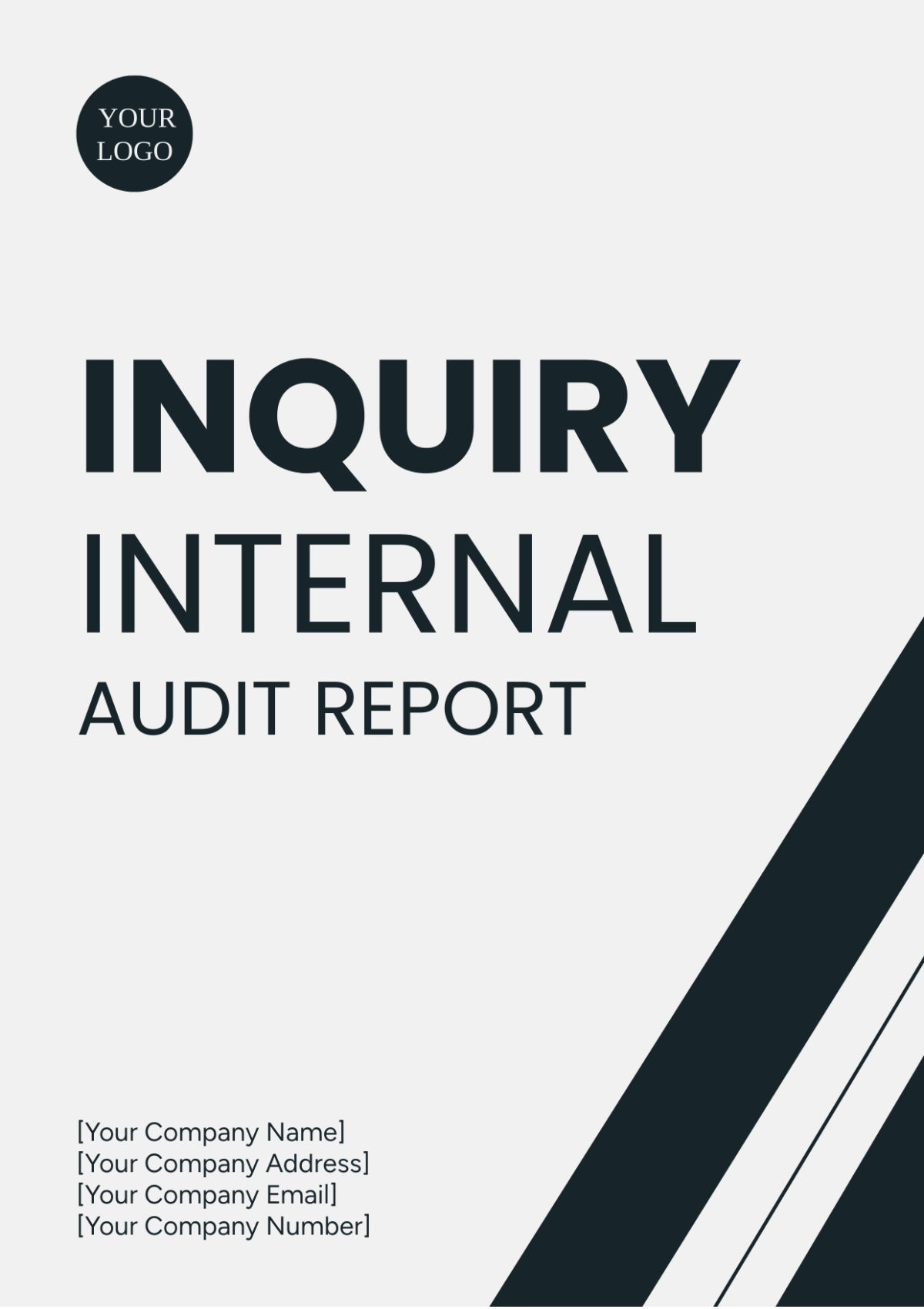 Inquiry Internal Audit Report Template - Edit Online & Download