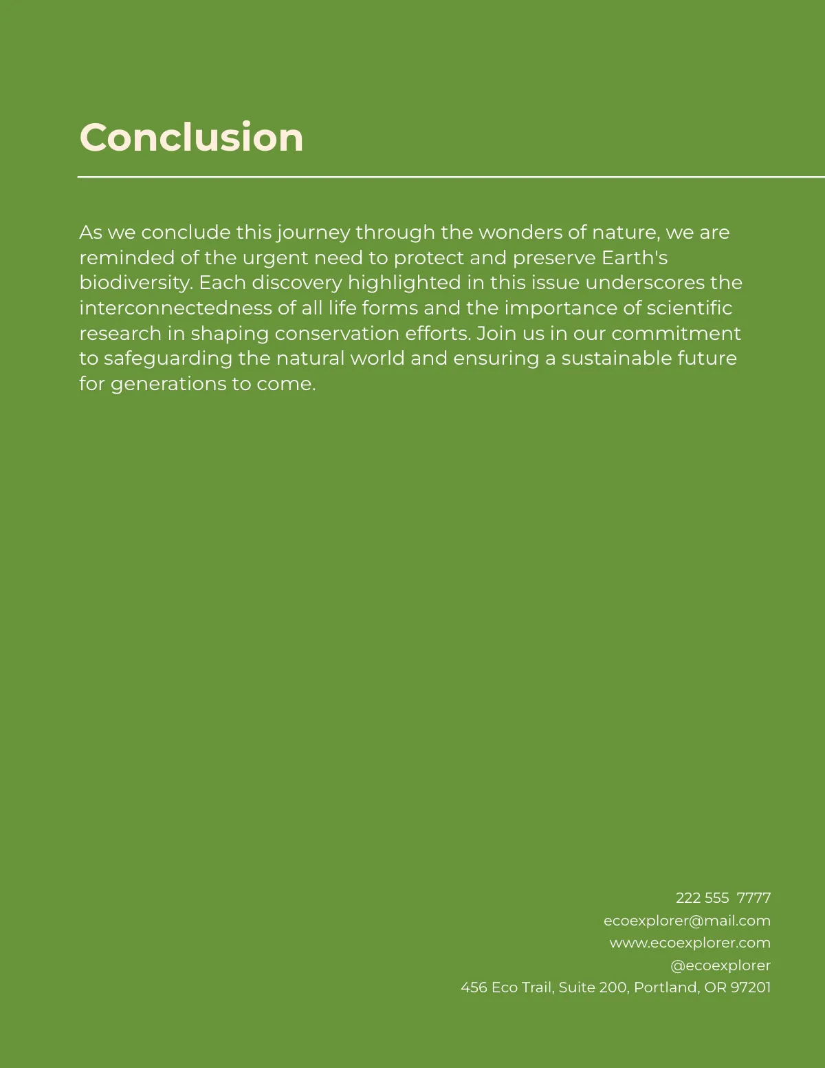 Free Research Magazine Template to Edit Online