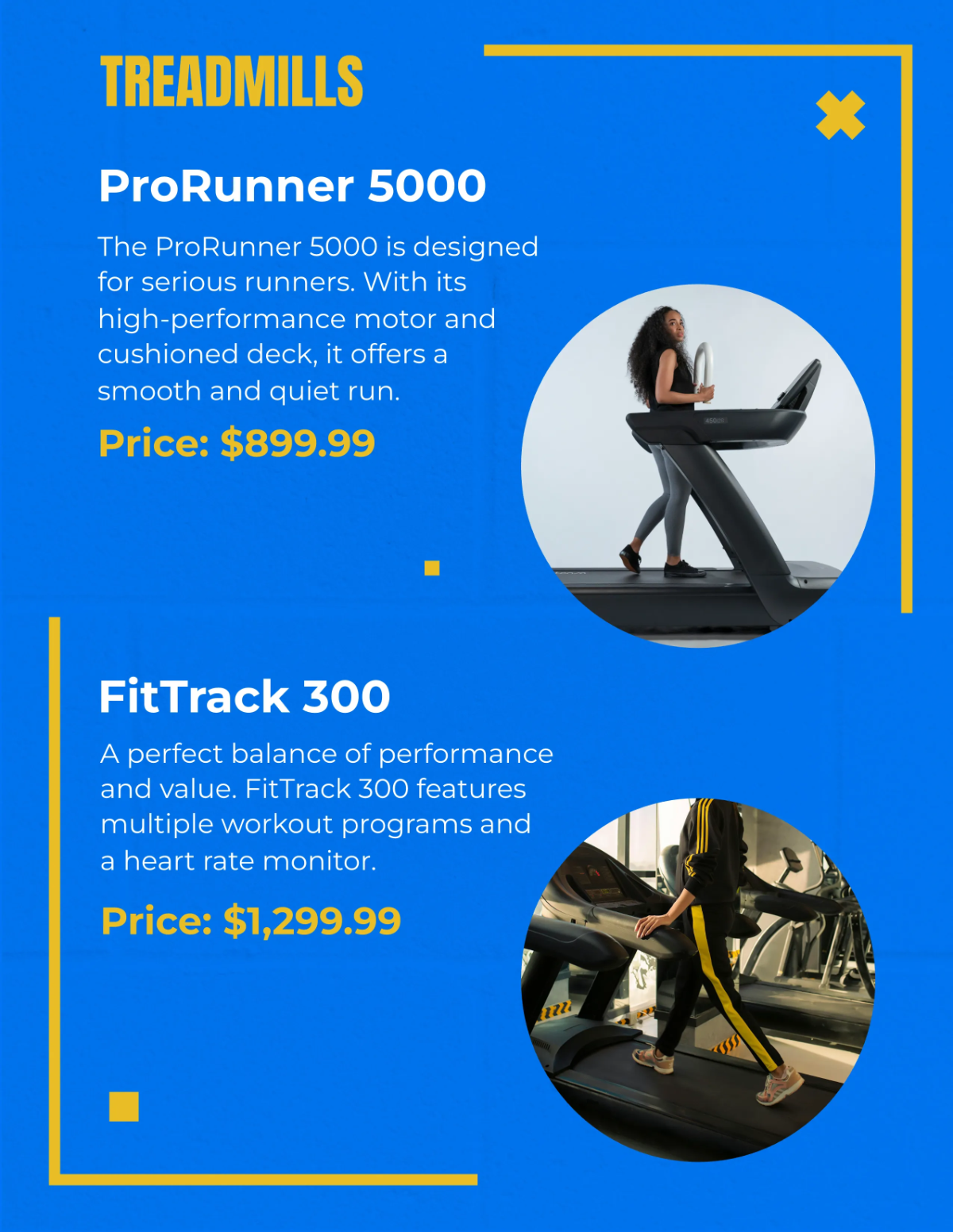 Free Fitness Equipment Catalog Template to Edit Online