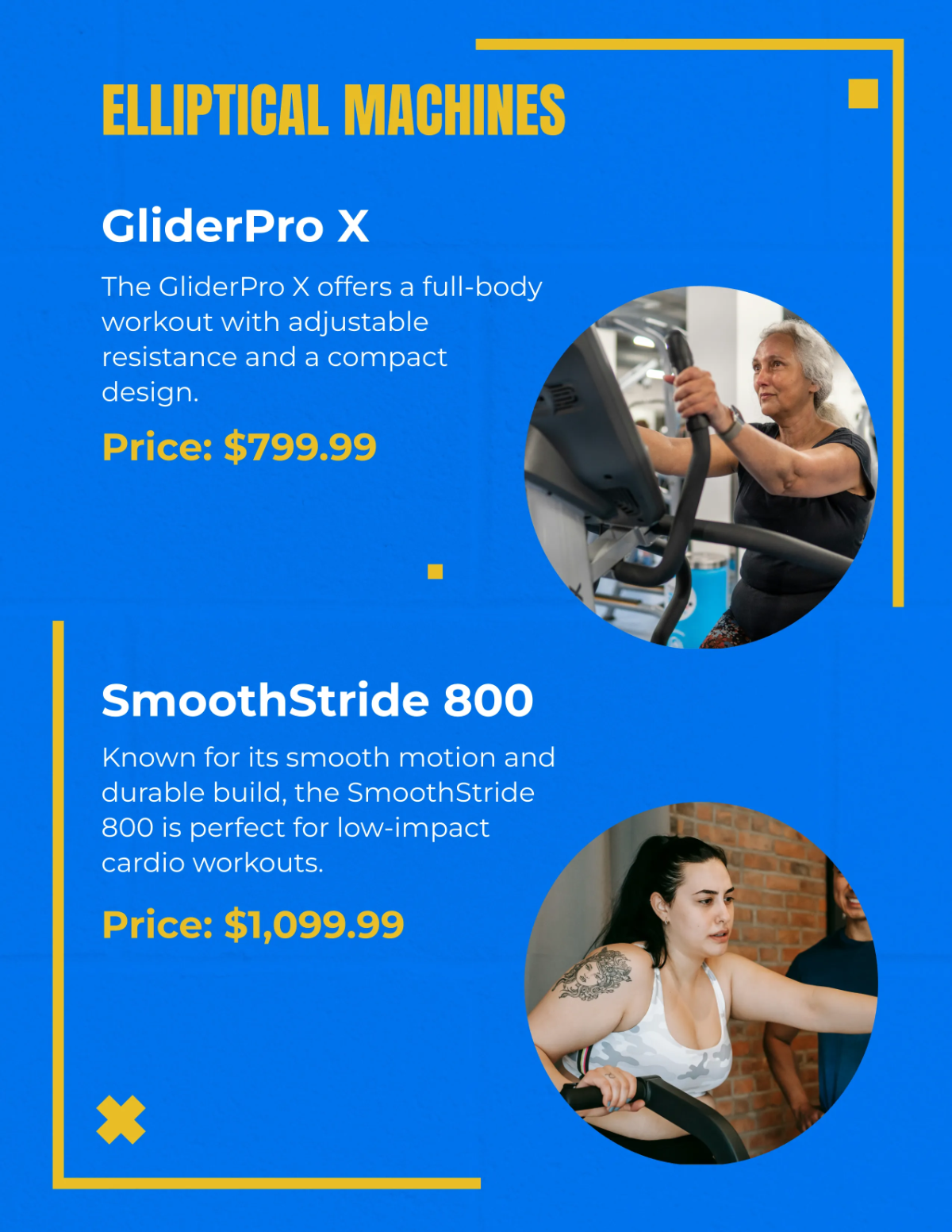Free Fitness Equipment Catalog Template to Edit Online