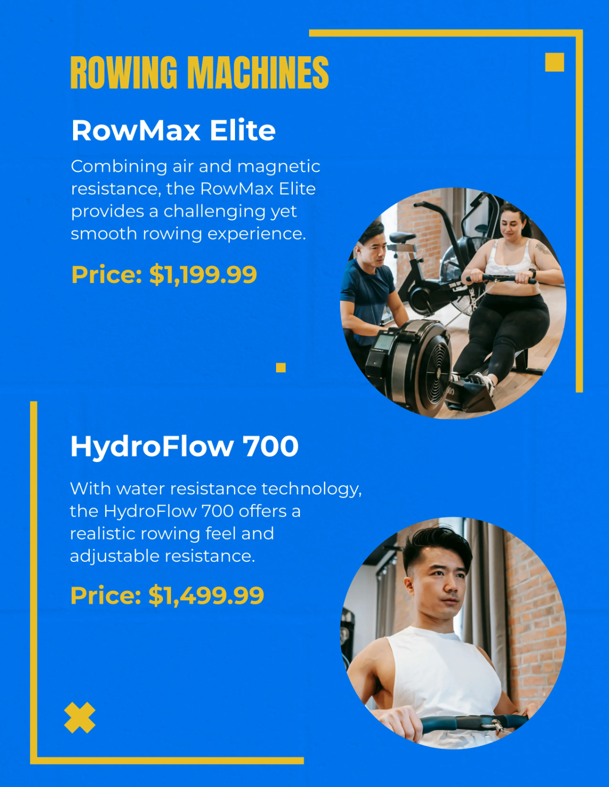 Free Fitness Equipment Catalog Template to Edit Online