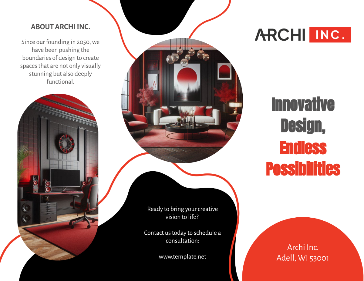 Creative Architecture Tri-Fold Brochure