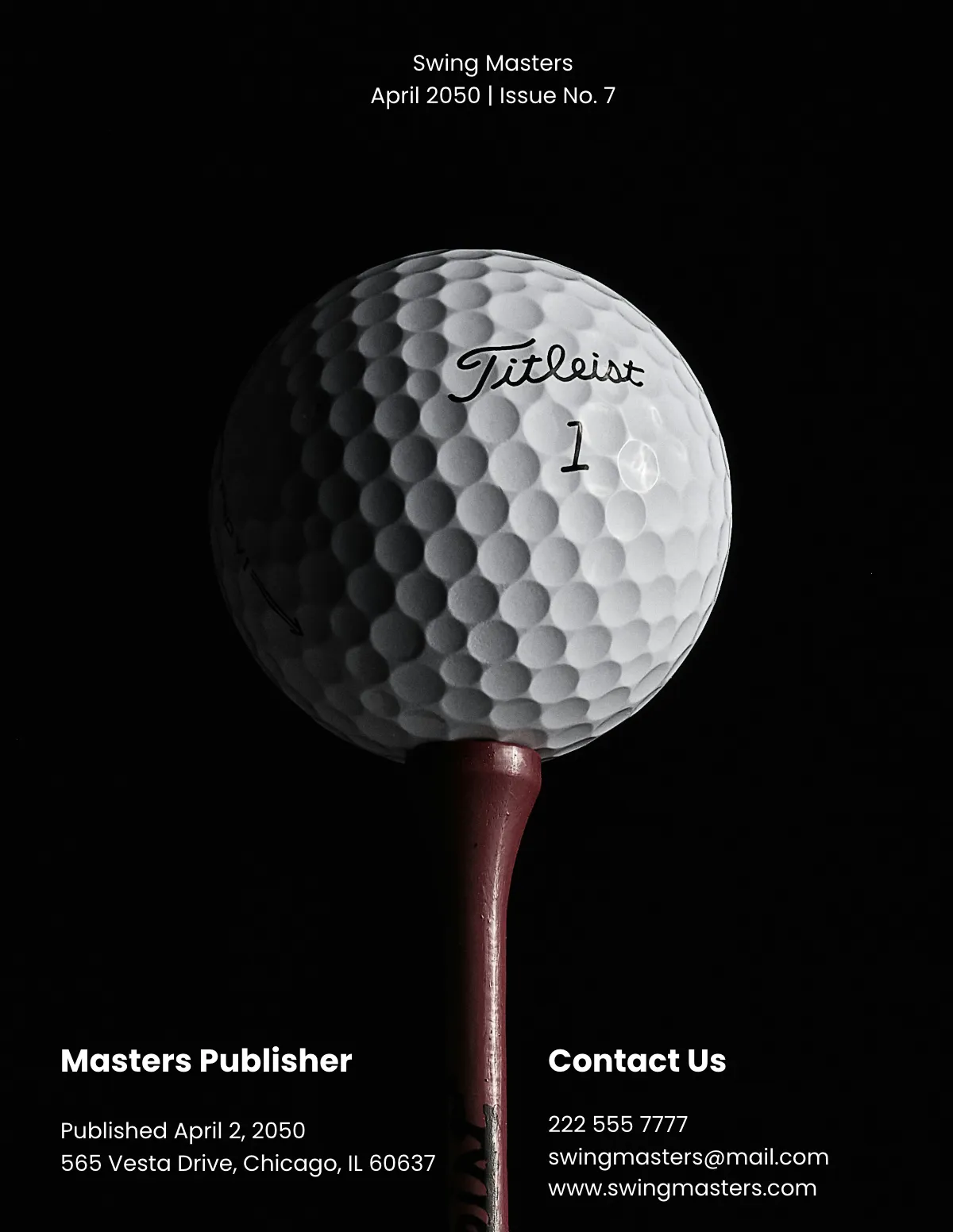 Free Golf Magazine Template to Edit Online