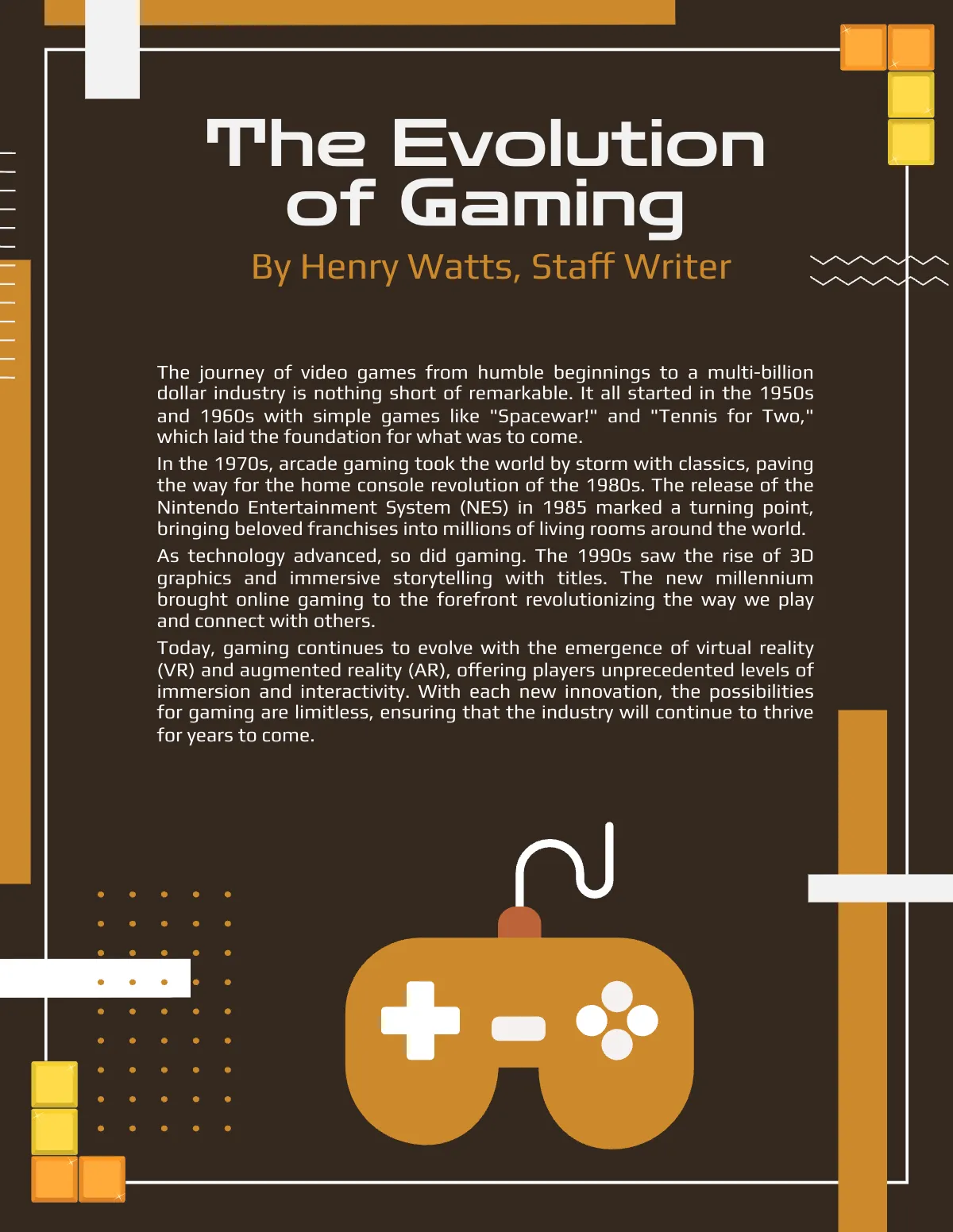 Free Old Magazine Template to Edit Online