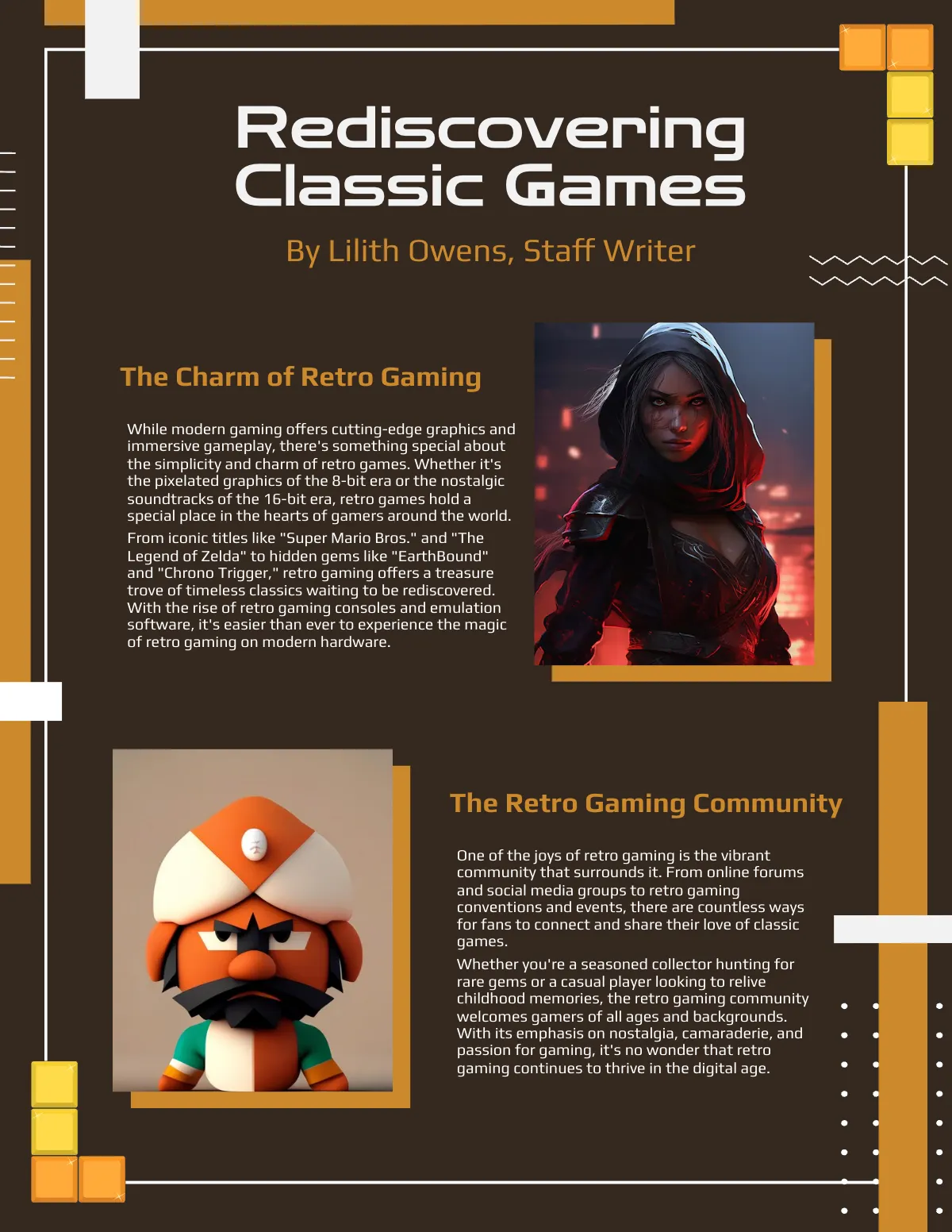 Free Old Magazine Template to Edit Online