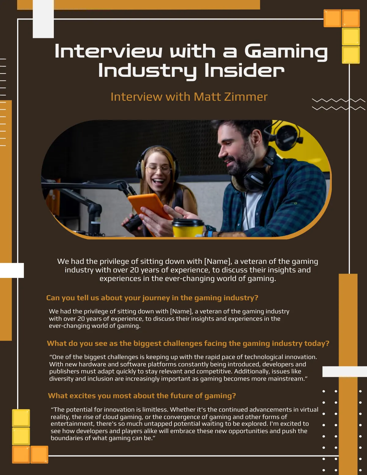 Free Old Magazine Template to Edit Online