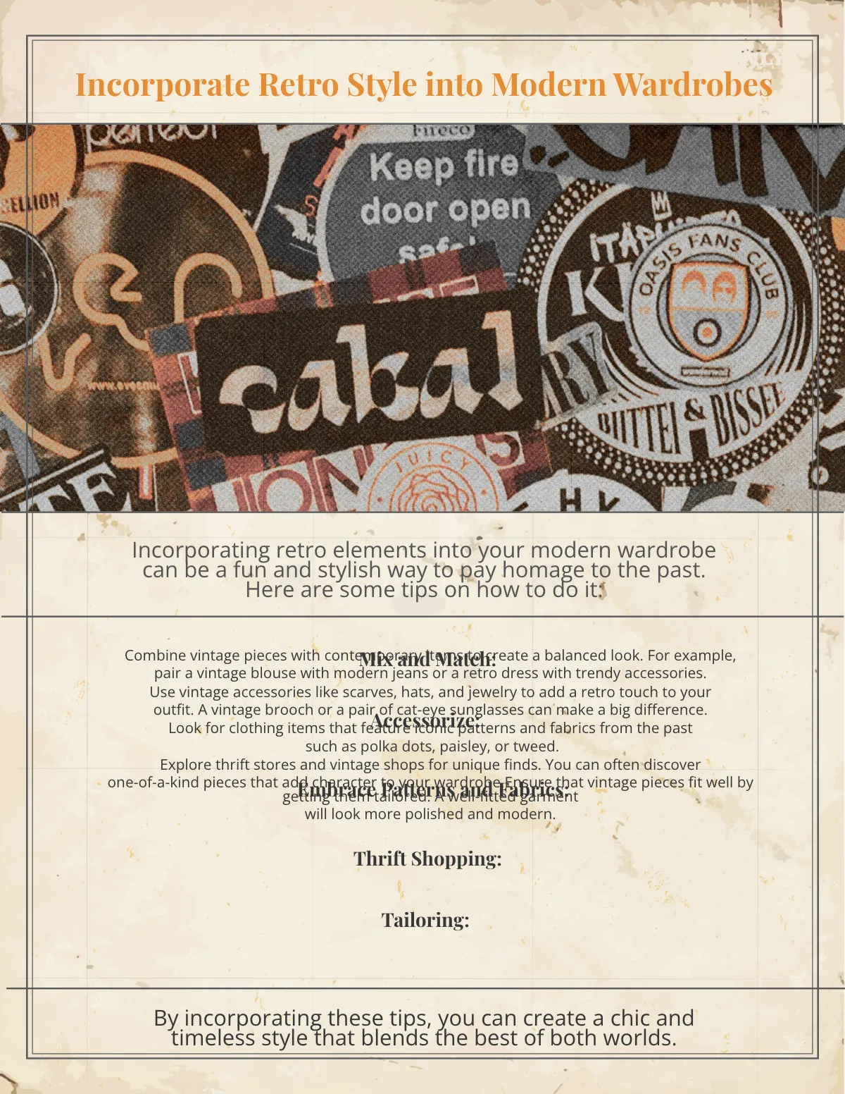 Free Retro Magazine Template to Edit Online