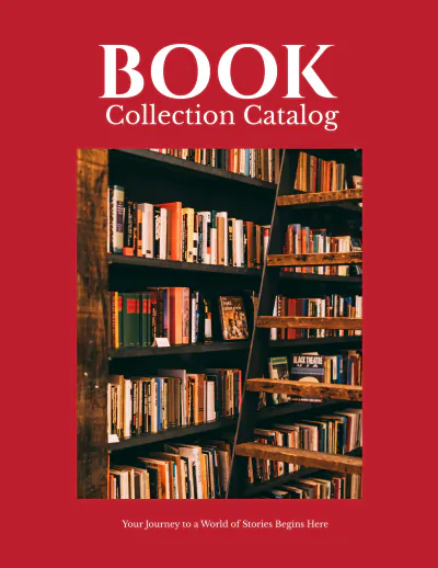 Free Online Book Collection Catalog to Edit Online