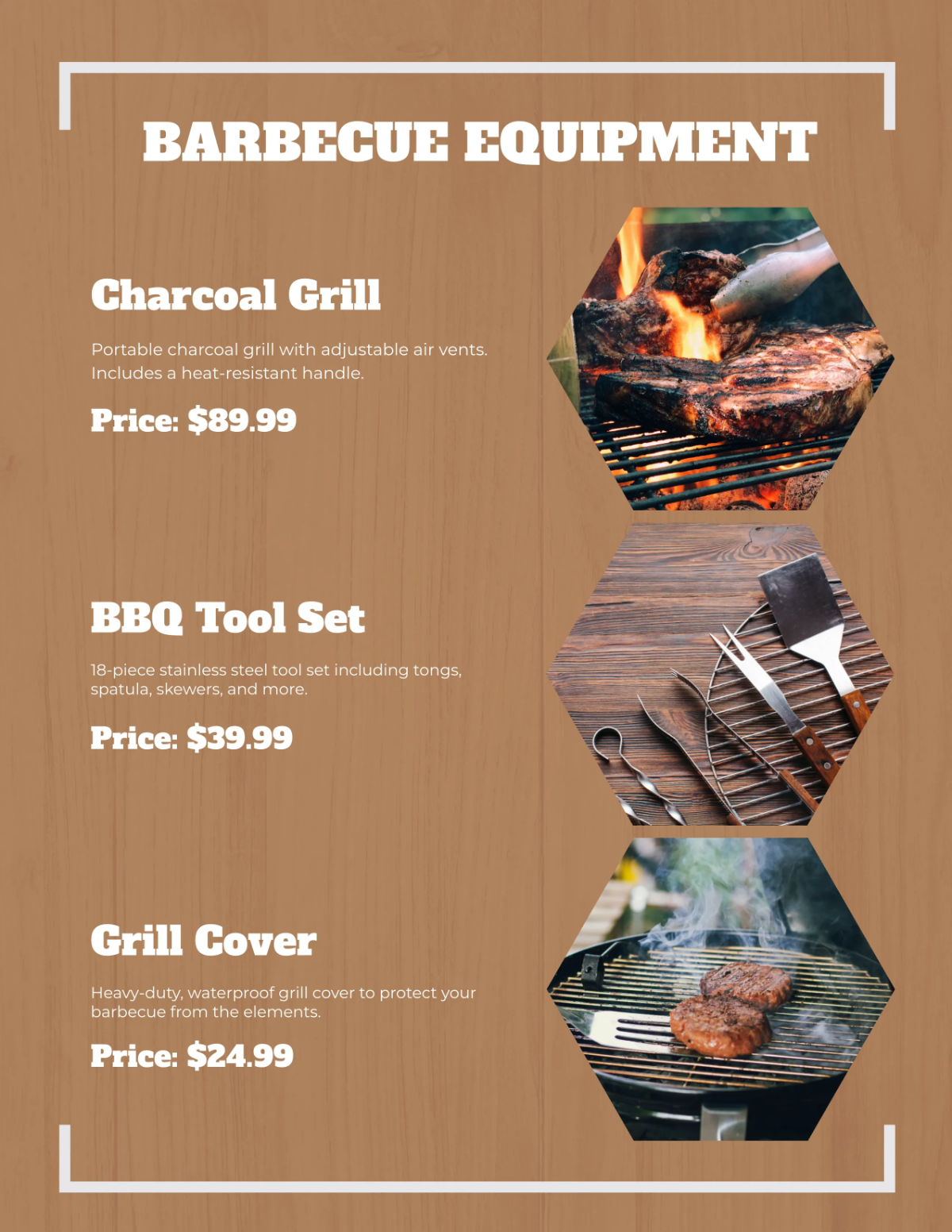 Free Outdoor Hardware Catalog Template to Edit Online