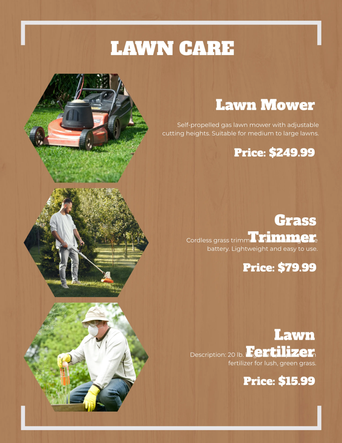 Free Outdoor Hardware Catalog Template to Edit Online