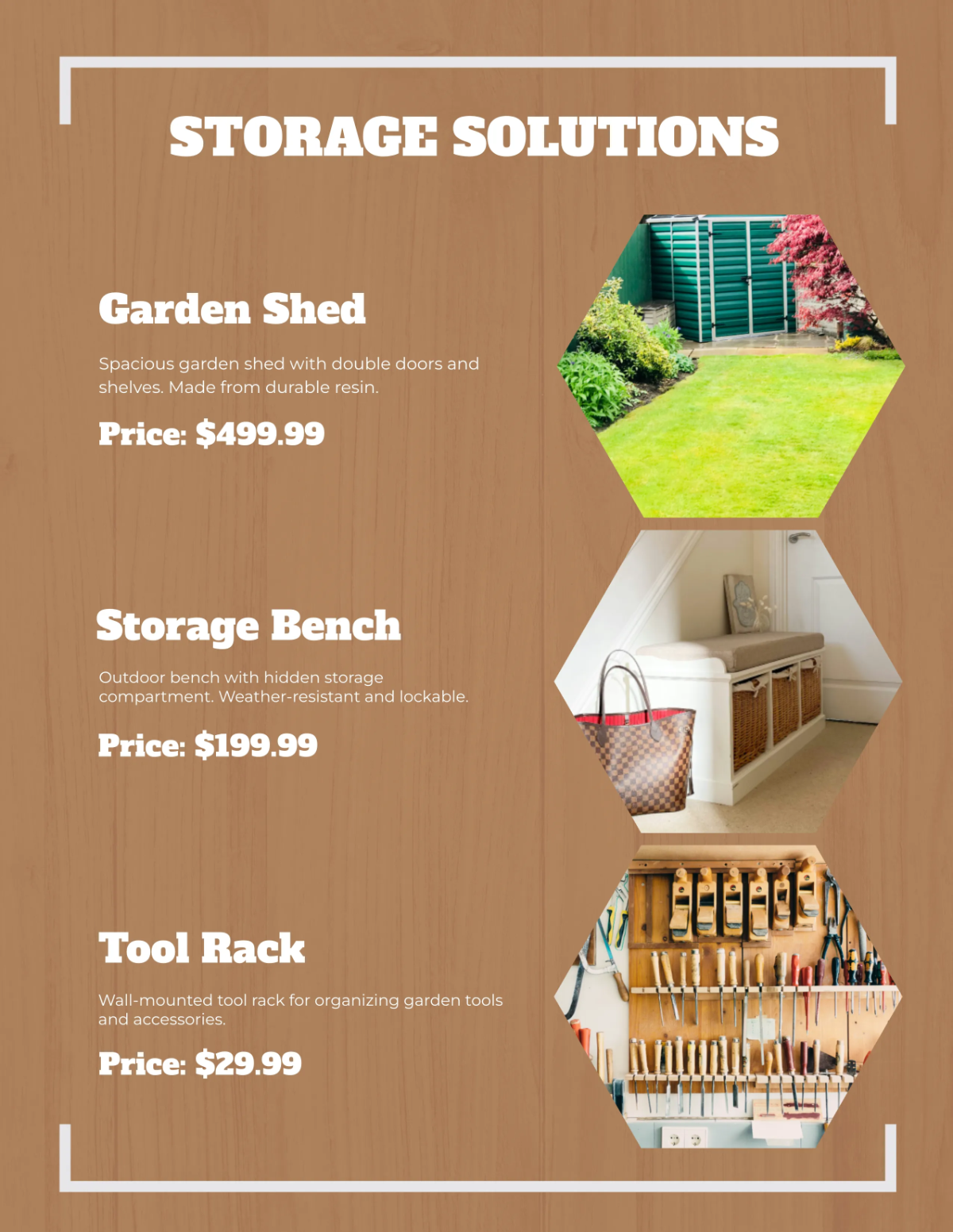 Free Outdoor Hardware Catalog Template to Edit Online