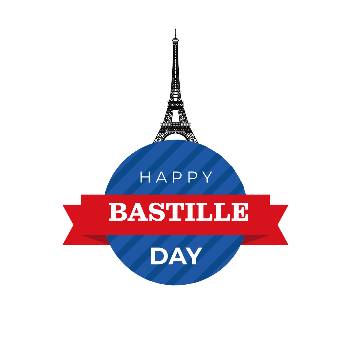 Happy Bastille Day Icon