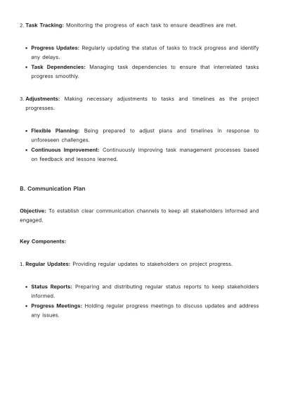Free School Project Strategy Template to Edit Online