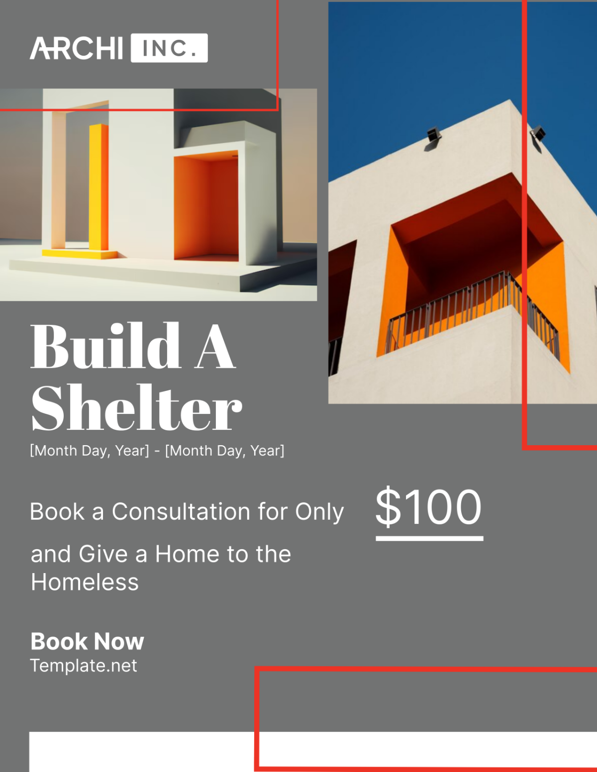 Architecture Fundraiser Flyer