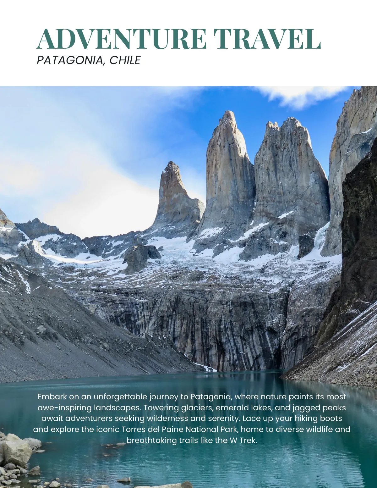 Free Travel Destination Magazine Template to Edit Online