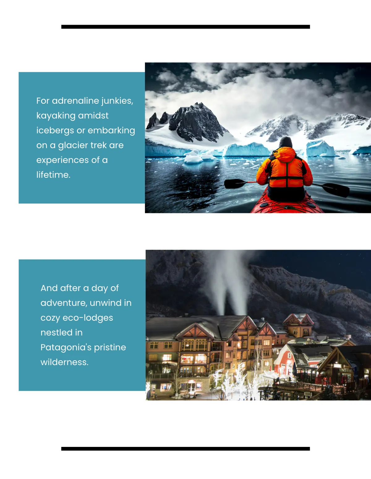 Free Travel Destination Magazine Template to Edit Online