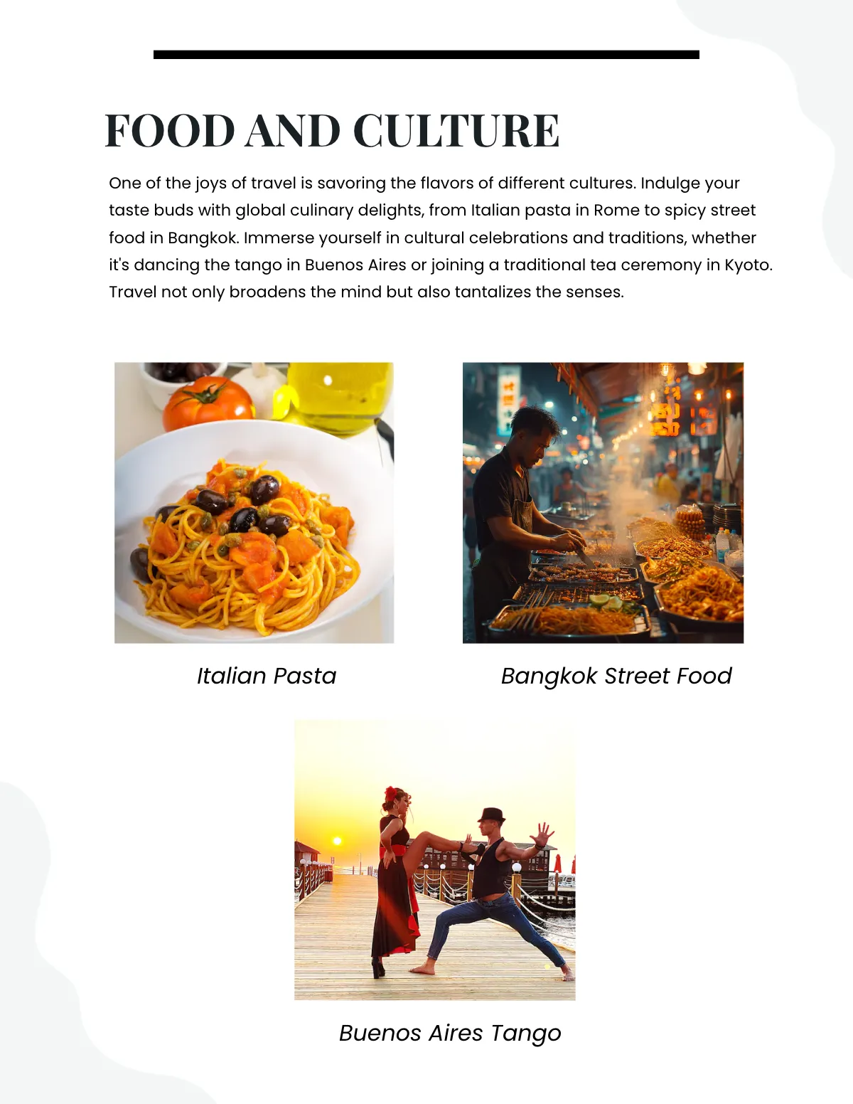 Free Travel Destination Magazine Template to Edit Online