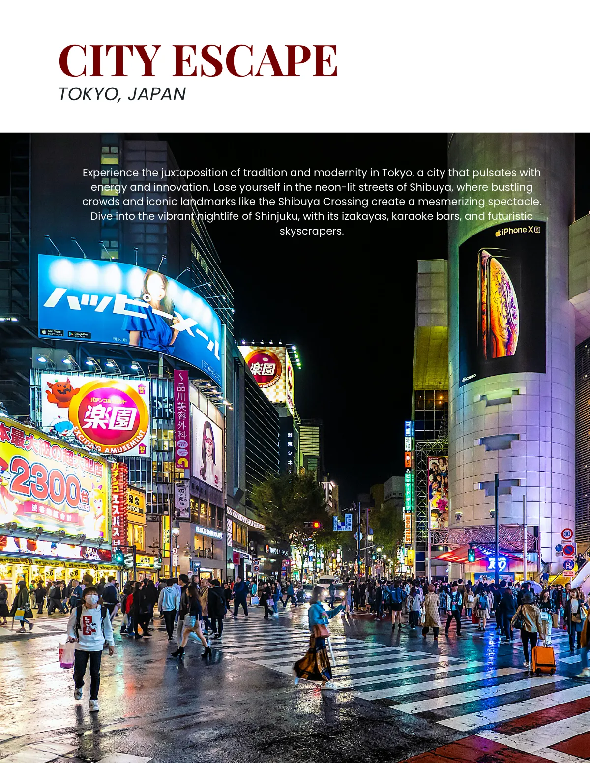 Free Travel Destination Magazine Template to Edit Online