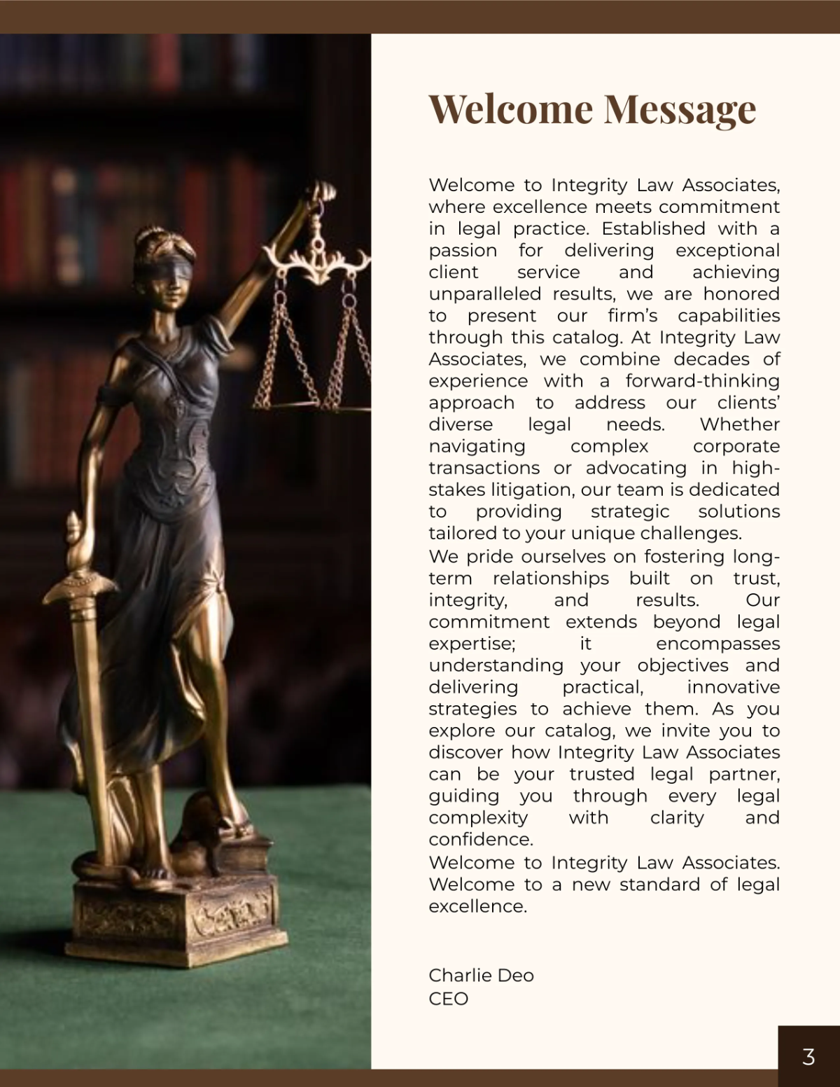 Free Law Firm Business Catalog Template to Edit Online